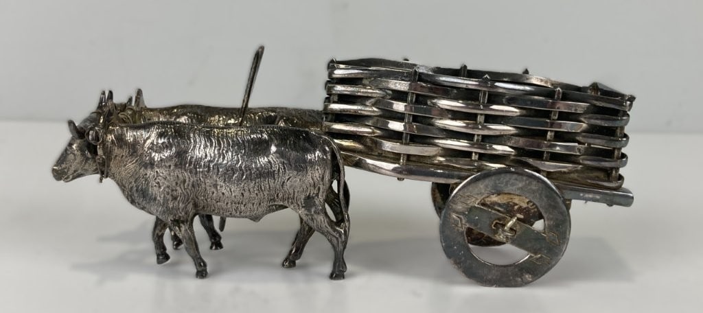 Wallace Silverplate Madrilena Cattle Cart - 2