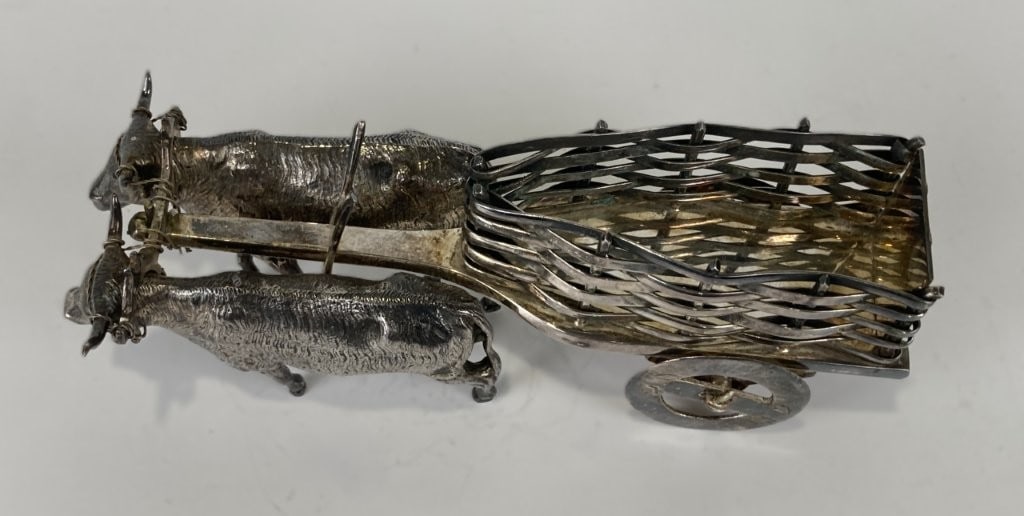 Wallace Silverplate Madrilena Cattle Cart - 3