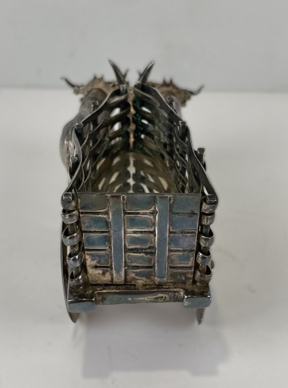 Wallace Silverplate Madrilena Cattle Cart - 4