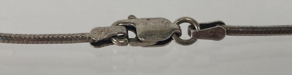 Glenn and Irene Sandoval Sterling Silver Navajo Bear Necklace - 4
