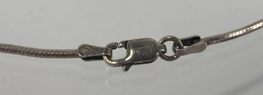 Glenn and Irene Sandoval Sterling Silver Navajo Bear Necklace - 5