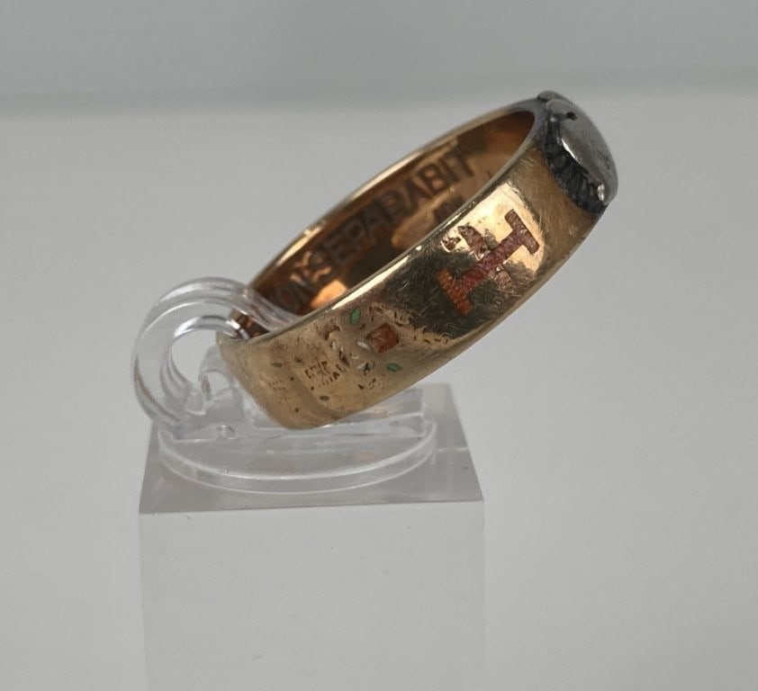 10KT Gold Scottish Rite Masonic Ring - 3
