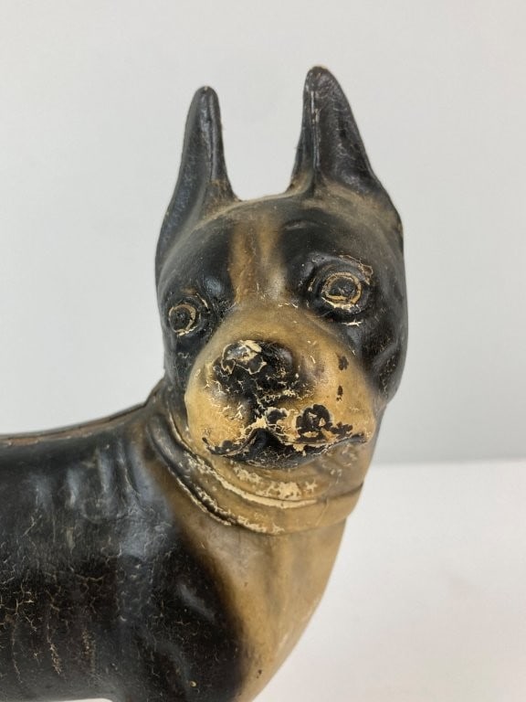 Early 20th Century Cast Hubley Iron Boston Terrier Doorstop - 2
