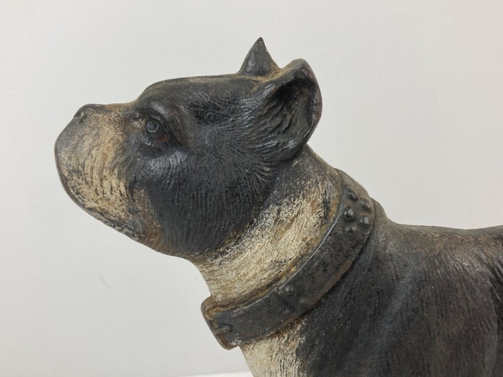 Bradley and Hubbard Cast Iron Boston Terrier Doorstop - 2