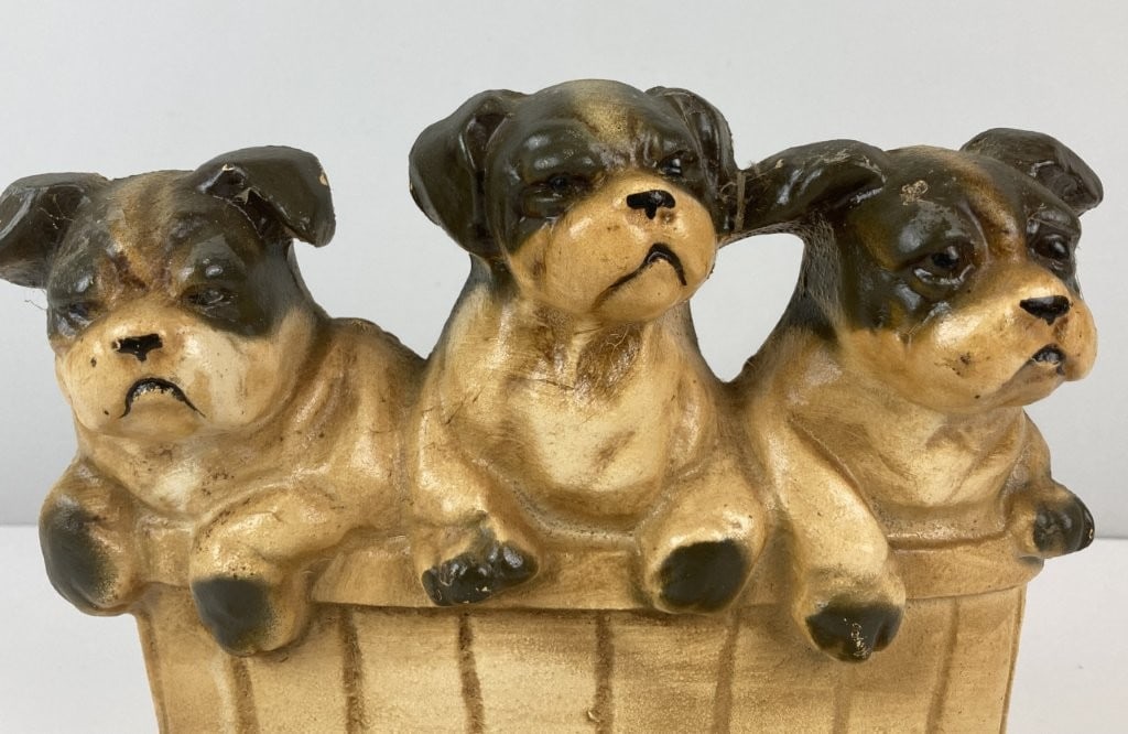 John Wright Cast Iron Boston Terrier Doorstop - 2