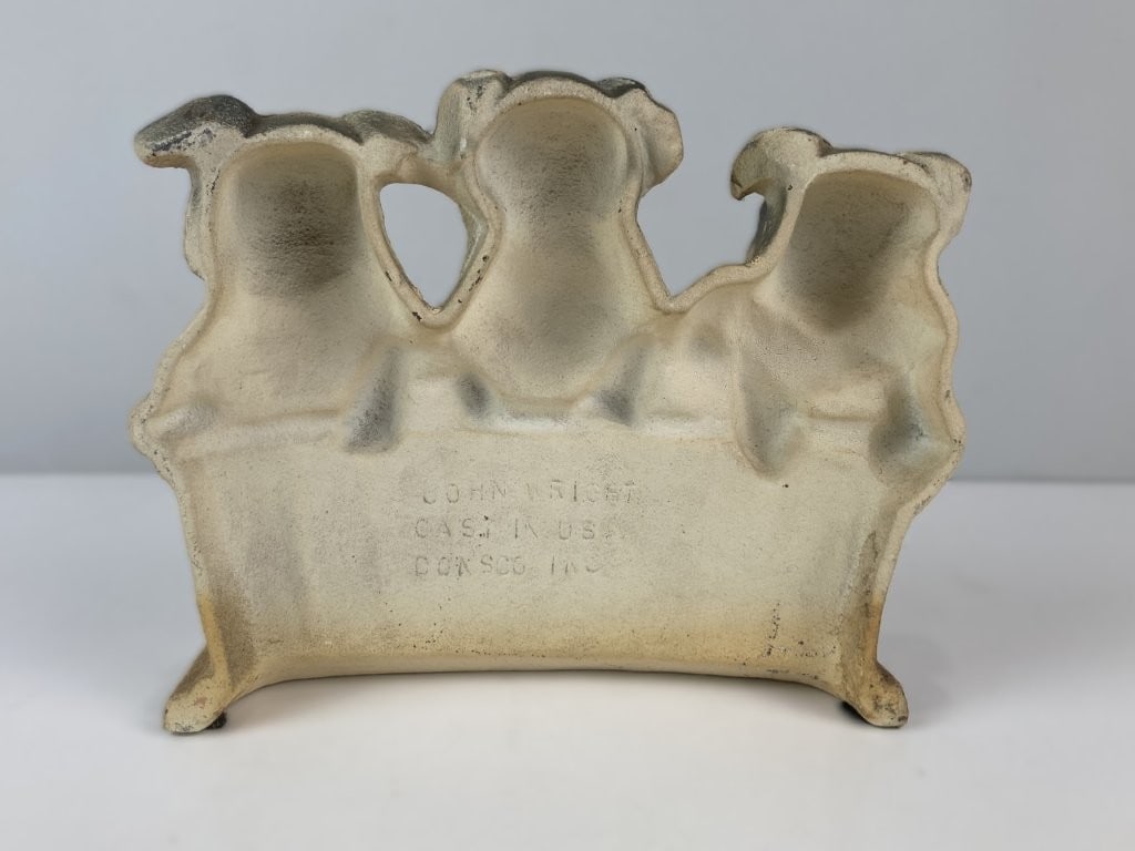 John Wright Cast Iron Boston Terrier Doorstop - 4