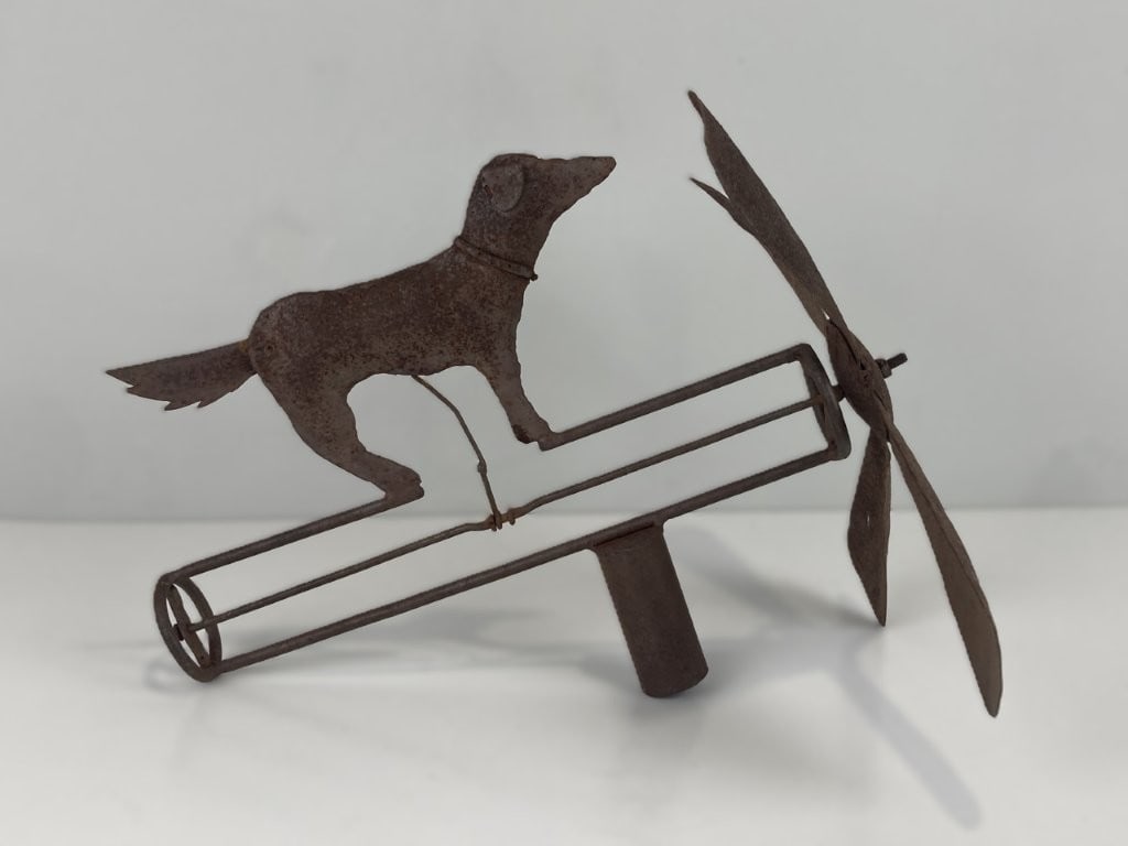 Folk Art Dog Whirligig Weathervane - 2