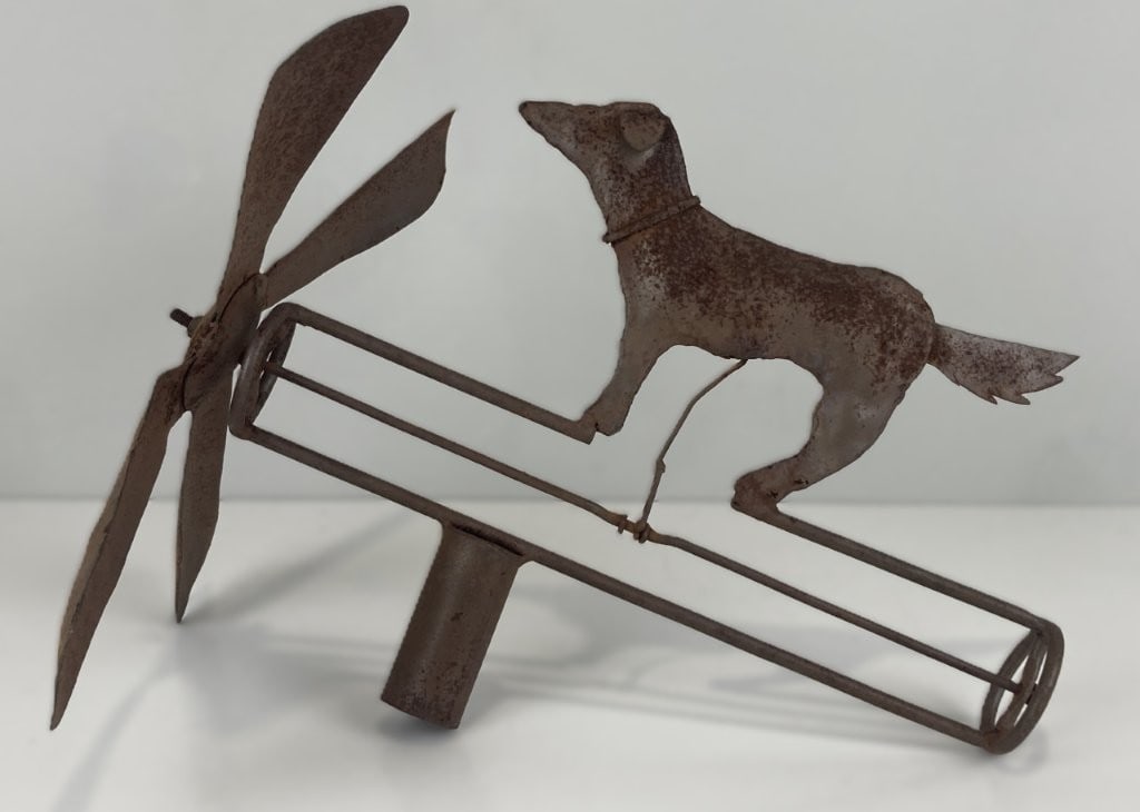 Folk Art Dog Whirligig Weathervane - 5