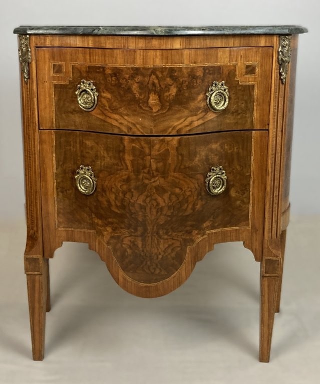 French Louis XV Style Marble-Top Commode - 2
