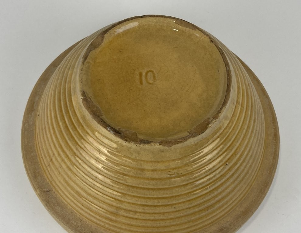 Yellowware Beehive Bowl - 7