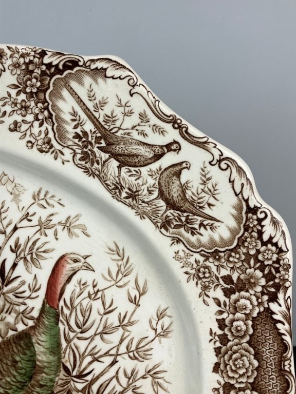 Johnson Brothers Wild Turkey Transferware Platter - 3