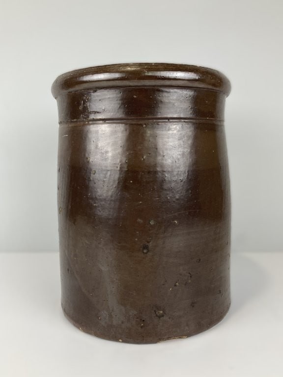 Albany Slip Stoneware Storage Jar - 3