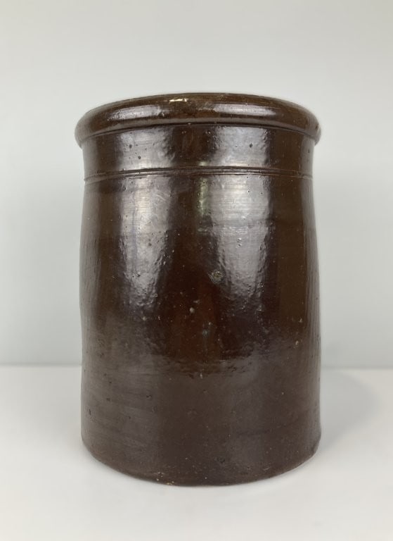 Albany Slip Stoneware Storage Jar - 5
