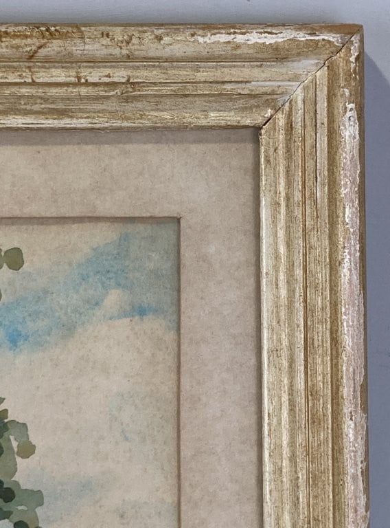 Mid-Century Modern, Spring Landscape, Watercolor - 3