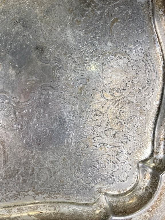 Silverplate Serving Tray - 2