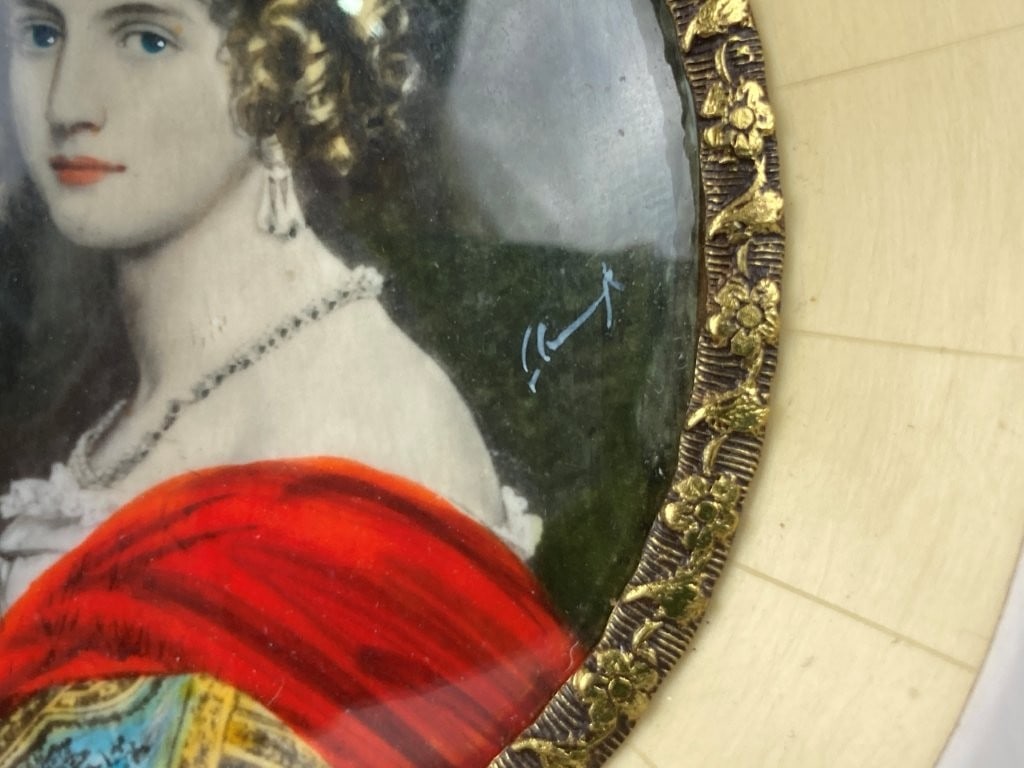 Amalia von Schintling Miniature Portrait - 3