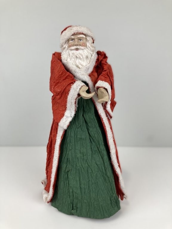 Mid-Century Christmas Santa Claus Figurines - 2