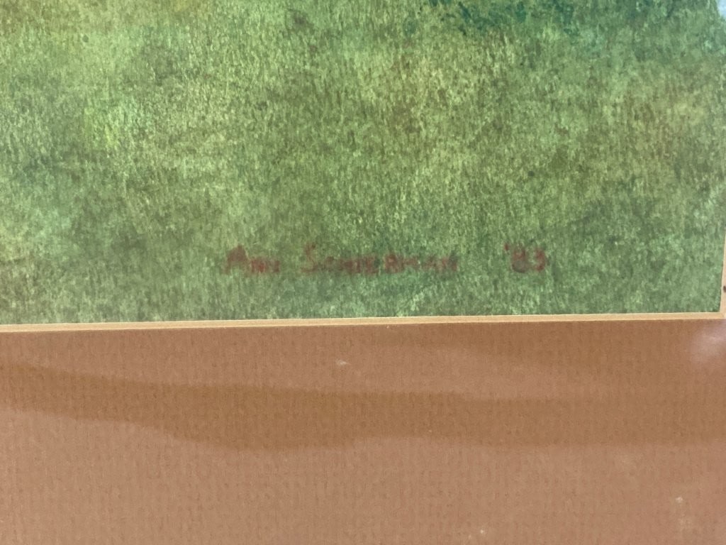 Mid-Century Modern, Midwest Man and Country Home, Watercolor - 3