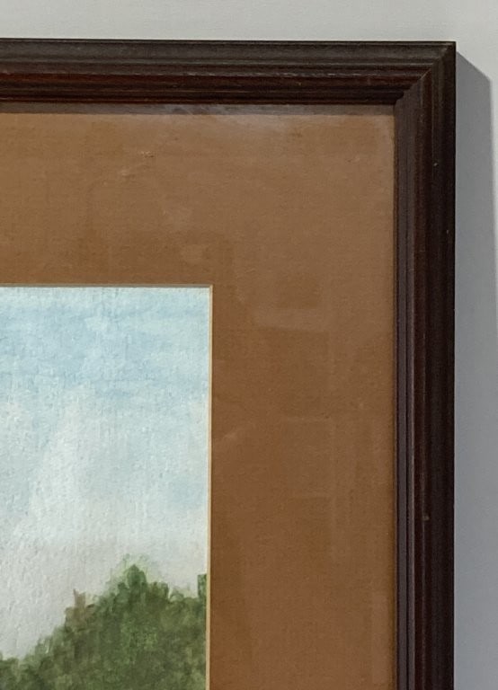 Mid-Century Modern, Midwest Man and Country Home, Watercolor - 4