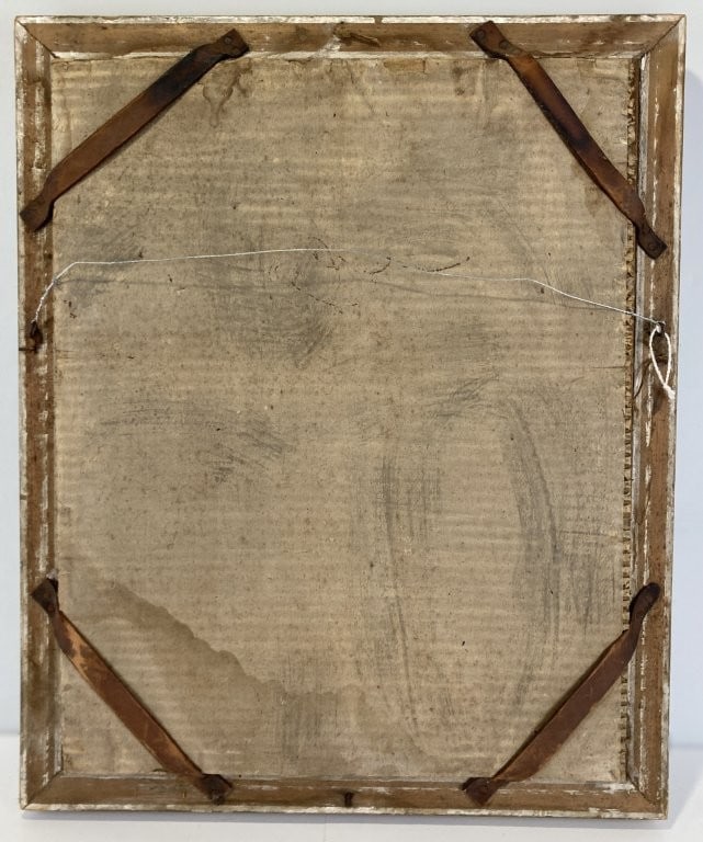 19th-Century Enhanced Charcoal and Pastel Portrait - 5