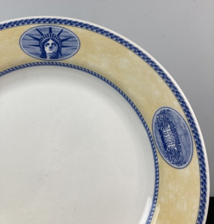 Set of Churchill Millennium Collection American Heritage Dinner Plates - 2