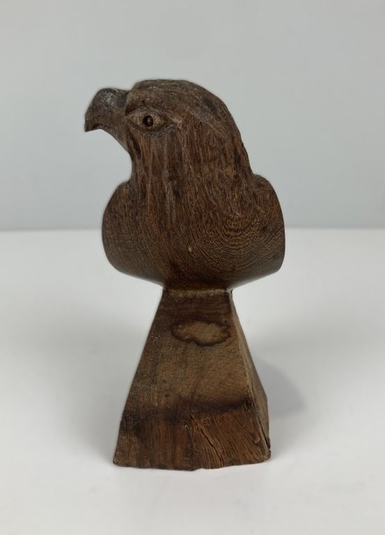 Hand-Carved Folk Art Eagle - 2