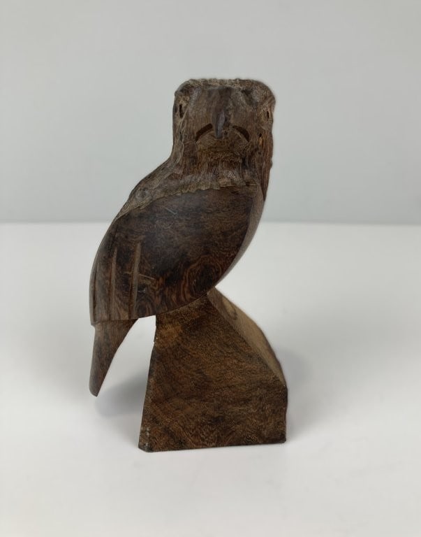 Hand-Carved Folk Art Eagle - 5