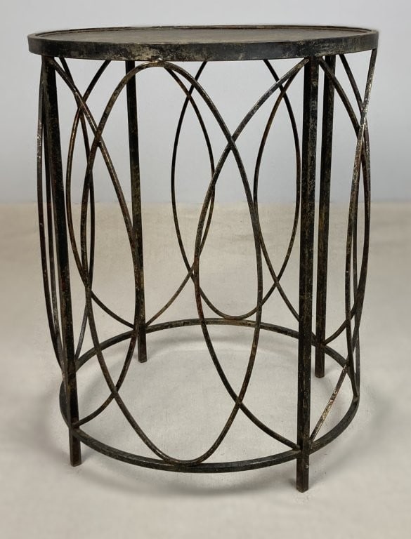 Openwork Metal Accent Table - 4