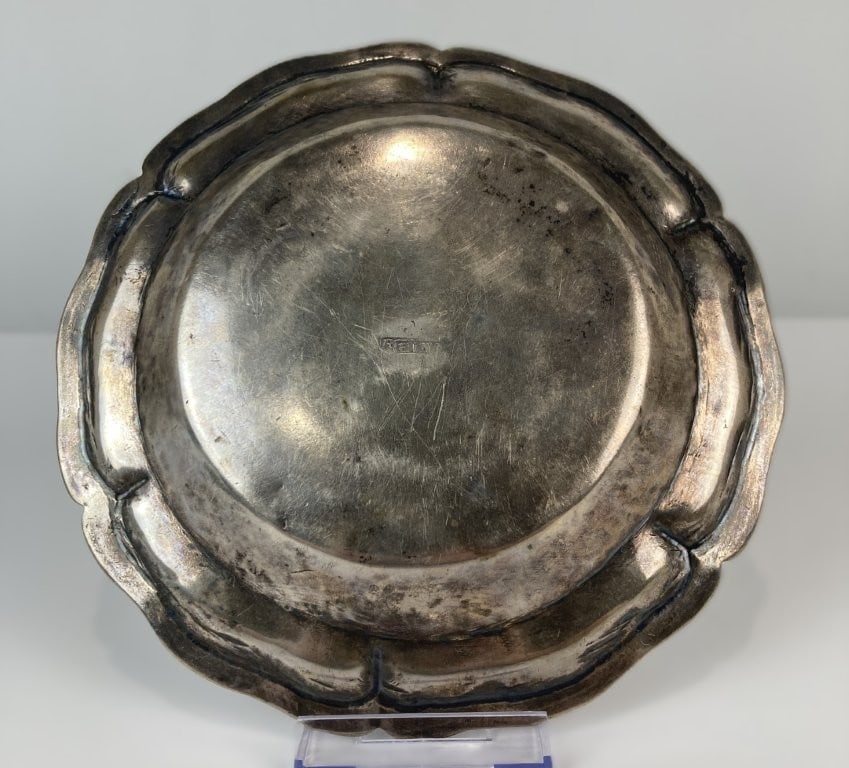 18th Century Spanish Coin Silver Dish - 3