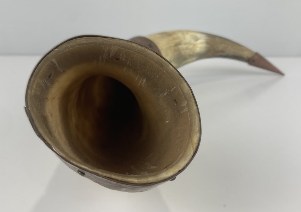 Steer Horn Powder Horn - 5