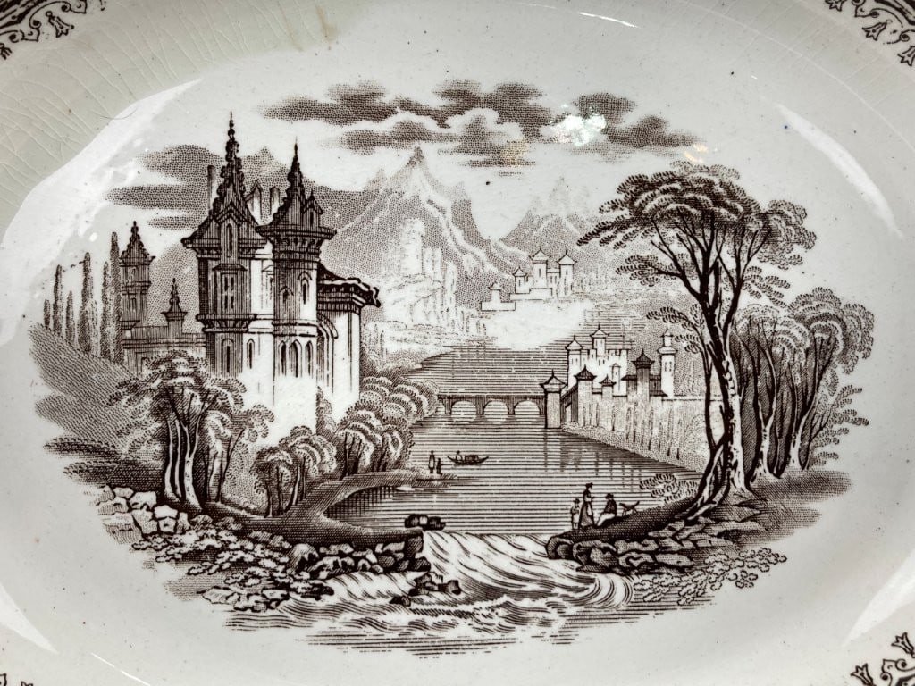 Staffordshire Transferware Bowl - 2