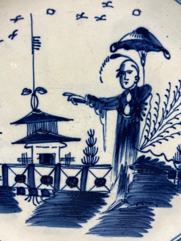 18th-Century English Long Eliza Featheredge Plate - 3