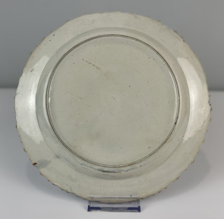 18th-Century English Long Eliza Featheredge Plate - 4