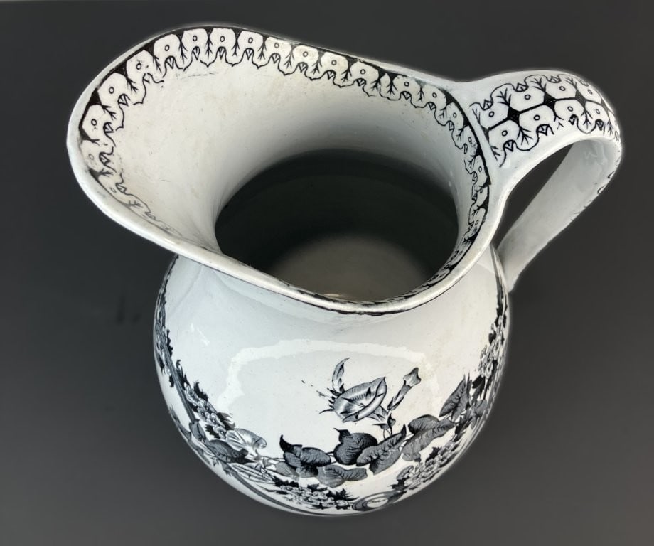 Decorated Ironstone Pitcher - 2