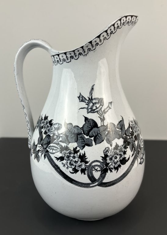 Decorated Ironstone Pitcher - 5