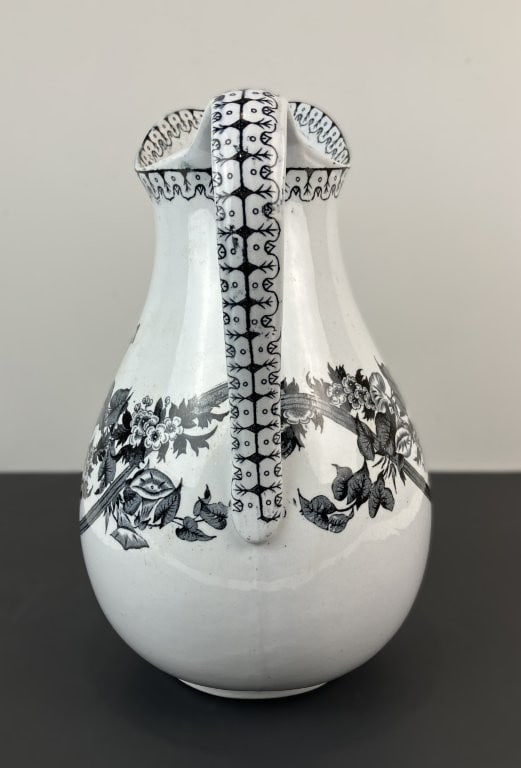 Decorated Ironstone Pitcher - 6