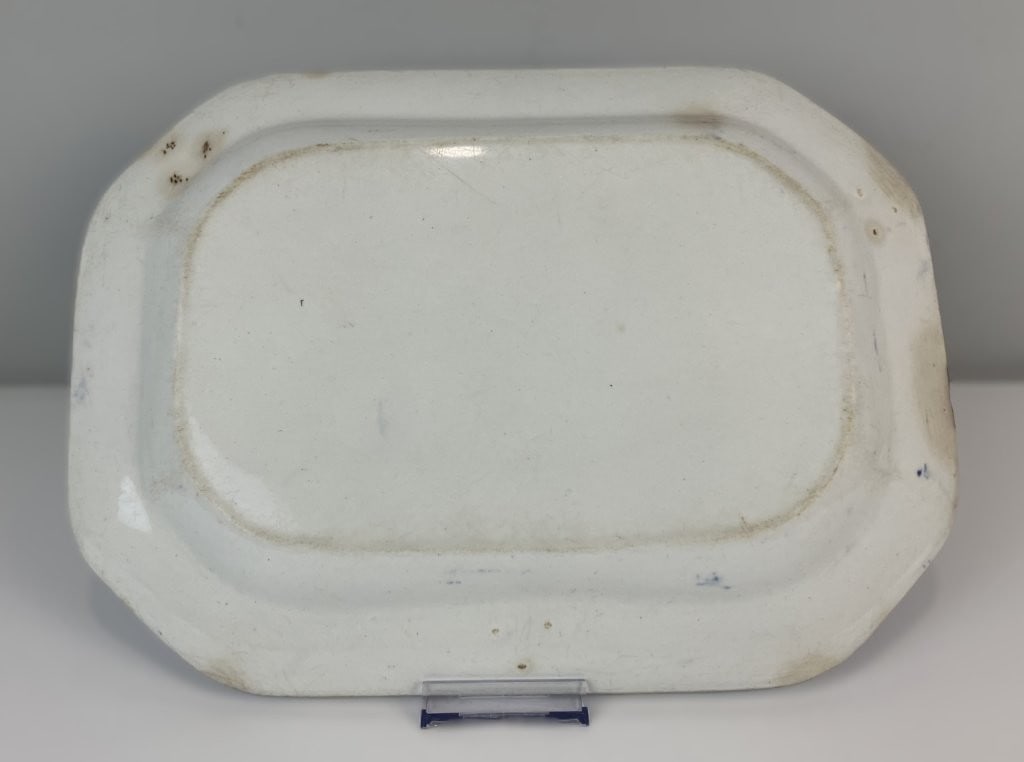 Spongeware Ironstone Platter - 4