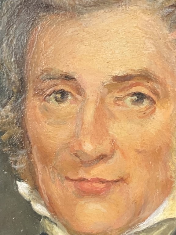 F. S. Laurence, Portrait of Man after Joseph Wood, Oil Painting - 2