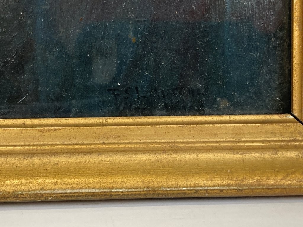 F. S. Laurence, Portrait of Man after Joseph Wood, Oil Painting - 3