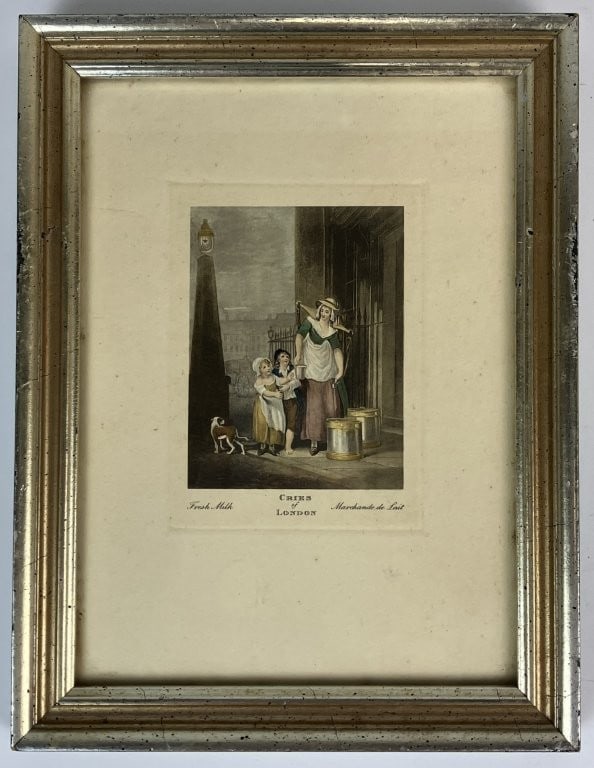 Pair of 19th-Century Cries of London Hand-Colored Etchings - 2