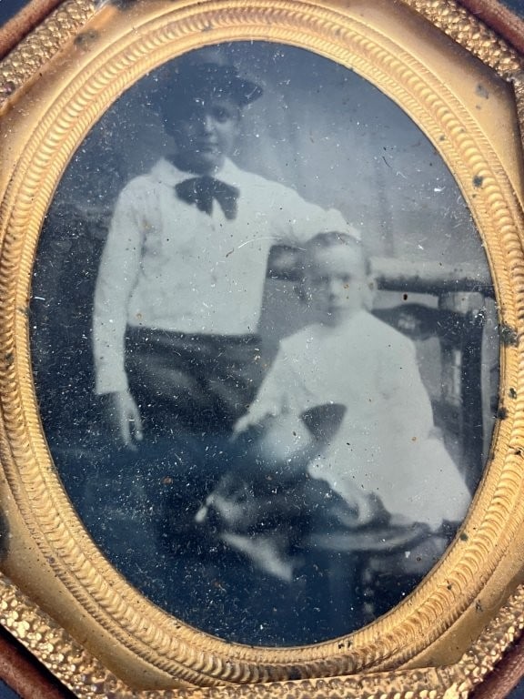 19th-Century Children's Tintype Photograph - 2