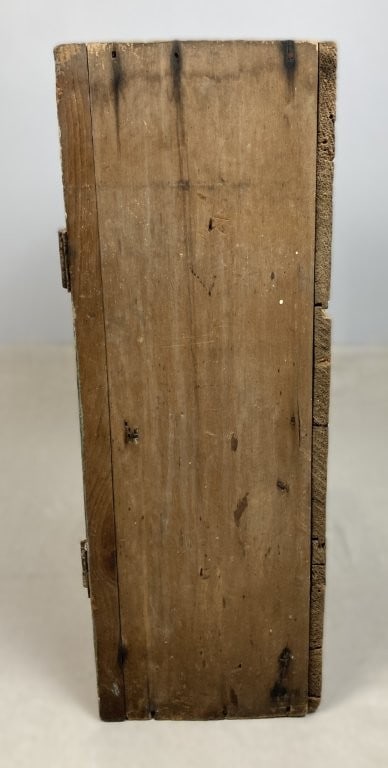 Primitive Painted Wall Cabinet - 5