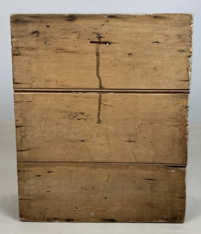 Primitive Painted Wall Cabinet - 7