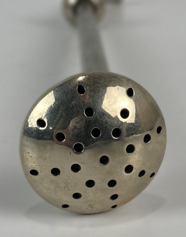 Argentine Sterling Silver-Mounted Yerba Mate Gourd Cup with Bombilla - 5