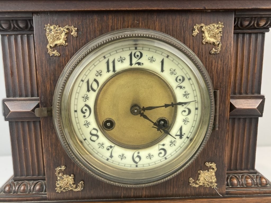 Turn-of-the-Century Junghans Mantel Clock - 2