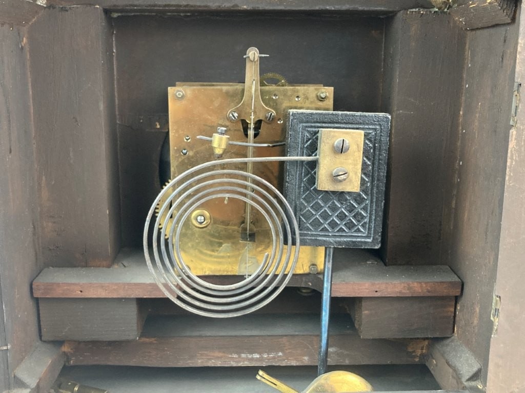 Turn-of-the-Century Junghans Mantel Clock - 7