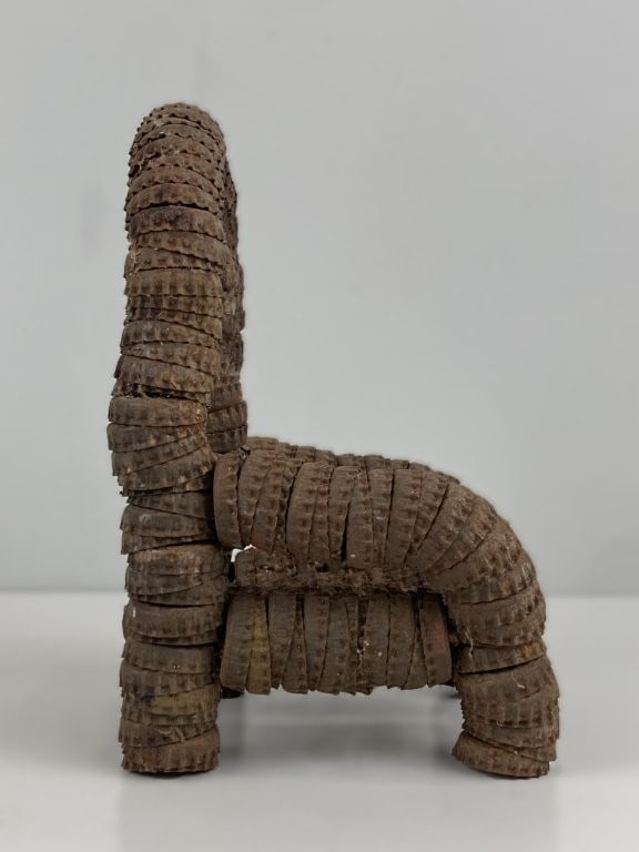 Folk Art Bottle Cap Chair - 2