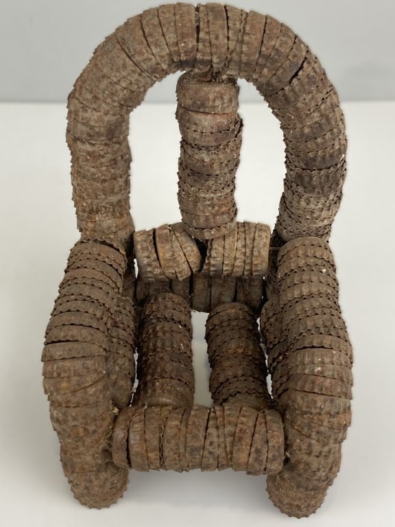 Folk Art Bottle Cap Chair - 5