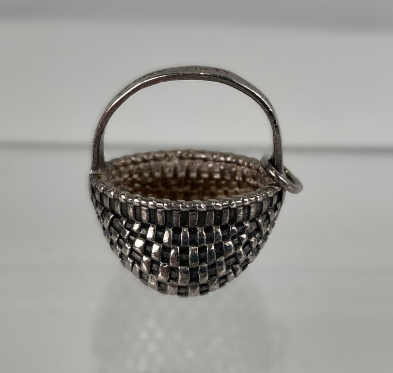 Sterling Silver Brown County Basket Charm - 2