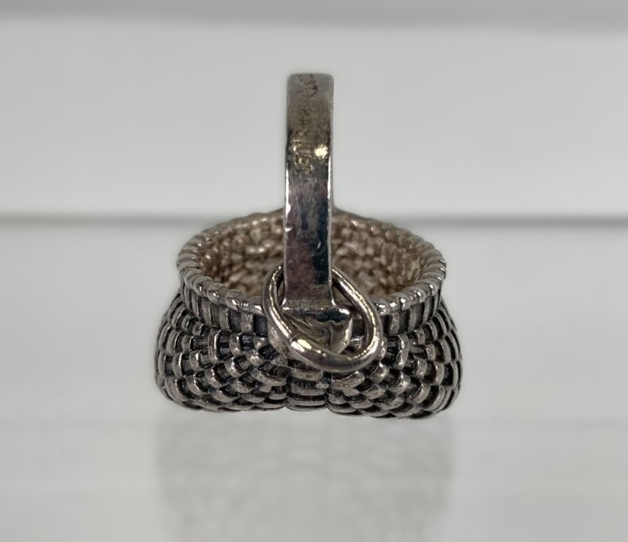 Sterling Silver Brown County Basket Charm - 3